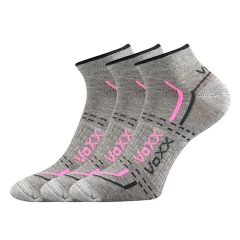 Ponožky VoXX REX 11 světle šedá-růžová 35-38 (23-25)