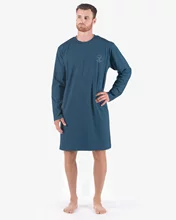 Pánská noční košile dlouhý rukáv GINO 79181P