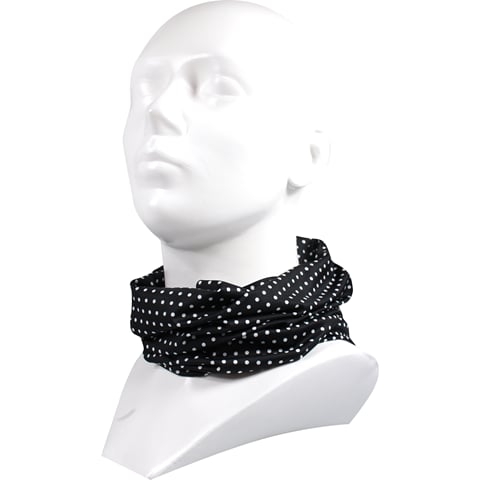 MULTIFUNKČNÍ ŠÁTEK - NÁVLEK VoXX puntík bílá