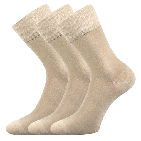 Bambusové ponožky DELI béžová 35-38 (23-25)