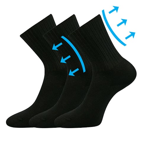 Zdravotní ponožky DIARTEN černá 41-42 (27-28)
