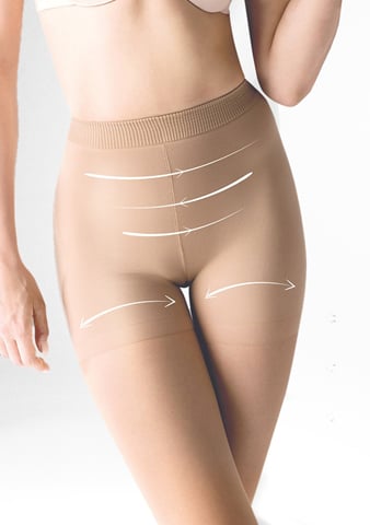 Punčocháče dámské Shaper 717 Gabriella beige (j.bez) M