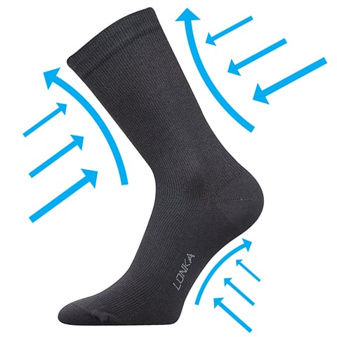 Kompresní ponožky KOOPER tmavě šedá 43-46 (29-31)