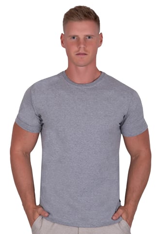 Pánské tričko 309 TDS světlý melír XL