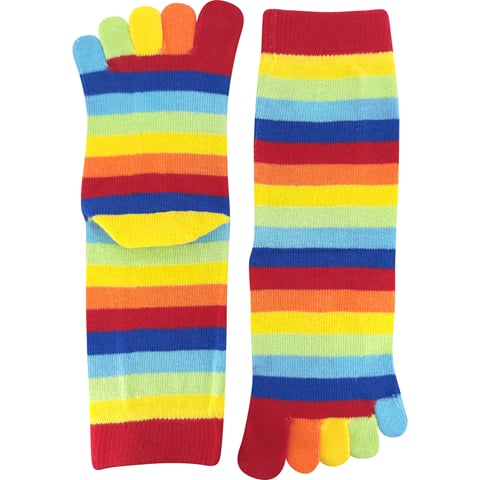 Prstové ponožky PRSTAN-A 10 rainbow