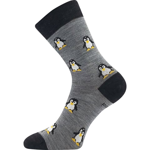 Dámské ponožky VoXX SNĚŽENKA sv.šedá