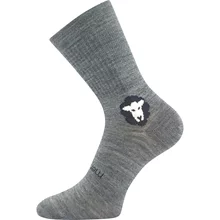 Ponožky VoXX BAREFOOTAN MERINO světle šedá