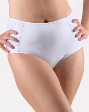 Dámské klasické kalhotky s vysokým bokem s krajkou GINA 10311P Dámské klasické kalhotky s vysokým bokem s krajkou GINA 10311P