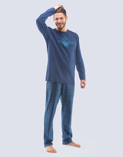 Pánské pyžamo dlouhé GINO 79121P