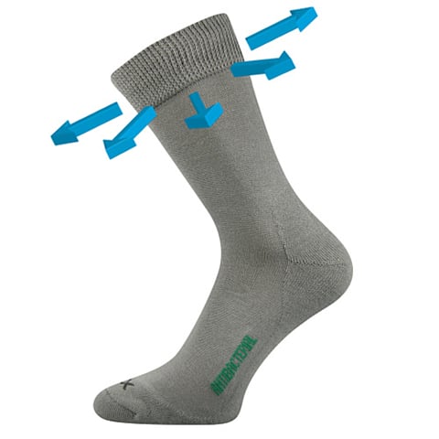 Ponožky VoXX ZEUS ZDRAVOTNÍ světle šedá 43-46 (29-31)