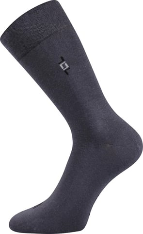 Společenské ponožky DESPOK tmavě šedá 39-42 (26-28)