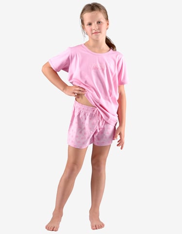 Dívčí pyžamo krátké GINA 29008P cukrová fruktóza 140/146