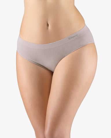 Dámské kalhotky klasické GINA Bamboo 00038P šedohnědá