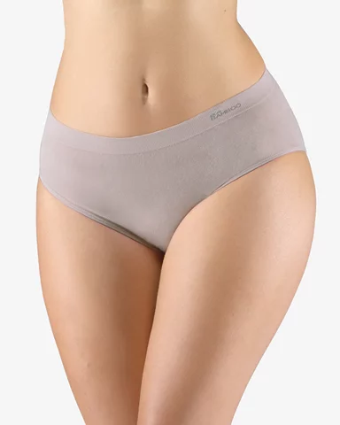 Dámské kalhotky klasické GINA Bamboo 00038P šedohnědá XL/XXL
