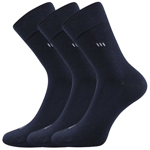 Společenské ponožky DIPOOL tmavě modrá 43-46 (29-31)