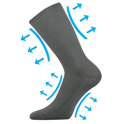 Extra roztažné ponožky OREGAN šedá 39-42 (26-28)