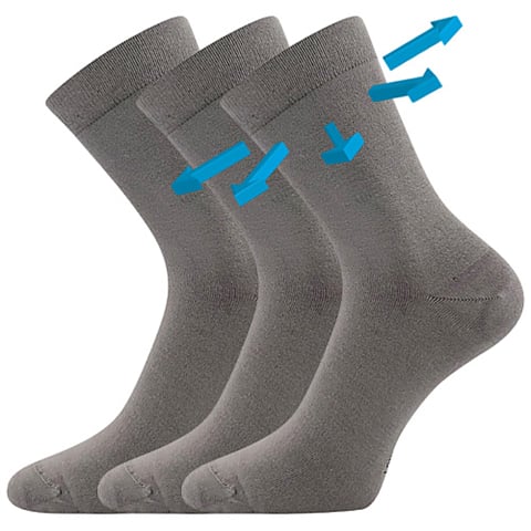 Ponožky Lonka DRBAMBIK šedá 35-38 (23-25)