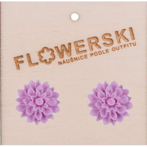 Náušnice - FLOWERSKI MARSHMALLOW