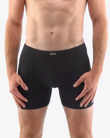 Pánské boxerky s delší nohavičkou GINO 74086P černá XL/XXL
