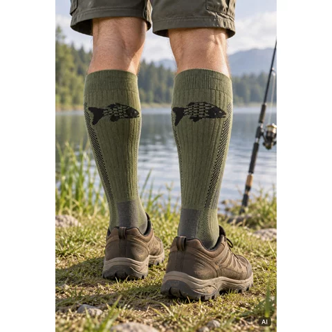 Outdoorové termo podkolenky VoXX LANDER - ryba