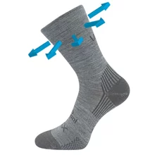 Ponožky VoXX OPTIMUS světle šedá