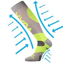 Kompresivní podkolenky VoXX PROTECT světle šedá