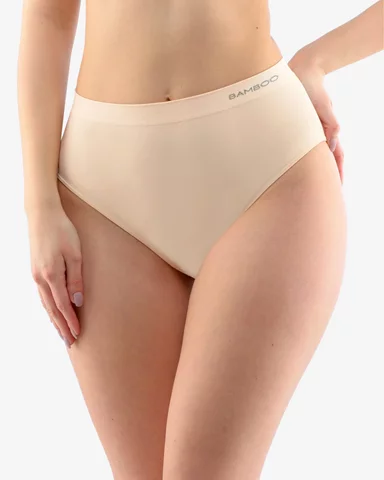 Dámské kalhotky klasické GINA Bamboo 01002P tělová XL/XXL