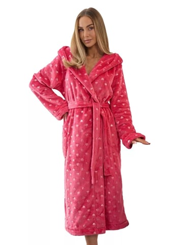 Dámský župan Amira long raspberry L&L