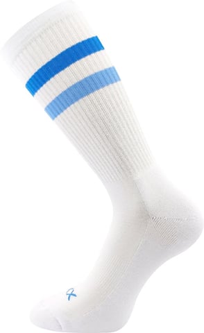Ponožky VoXX RETRAN bílá-modrá 39-42 (26-28)