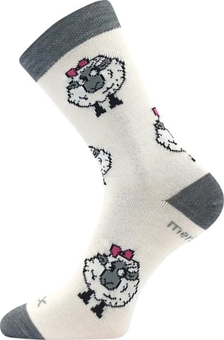 Dětské ponožky VoXX VLNĚNKA DĚTSKÁ bílá 25-29 (17-19)
