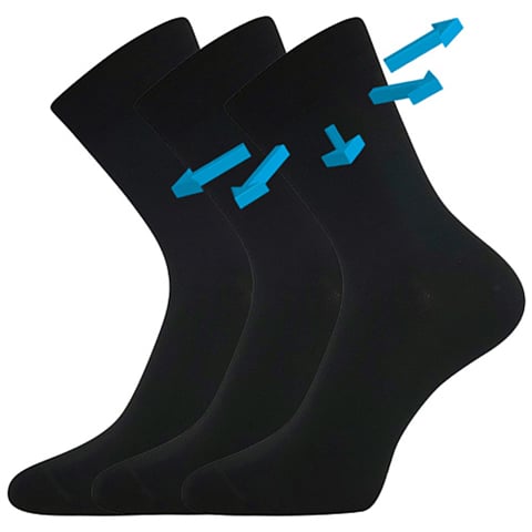 Ponožky Lonka DRBAMBIK černá 39-42 (26-28)