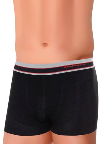 Pánské boxerky Active Wool BX10870 BRUBECK černá S