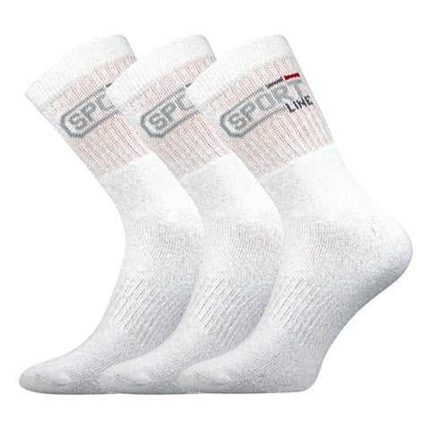 Ponožky SPOT 3pack bílá 35-38 (23-25)