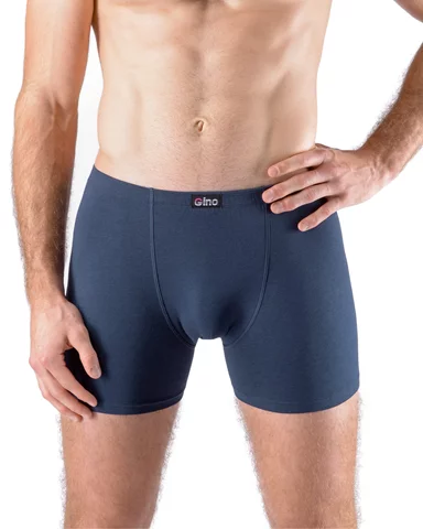 Pánské boxerky s delší nohavičkou GINA 74090P lékořice M/L