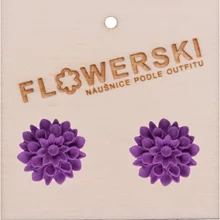 Náušnice - FLOWERSKI LAVENDER