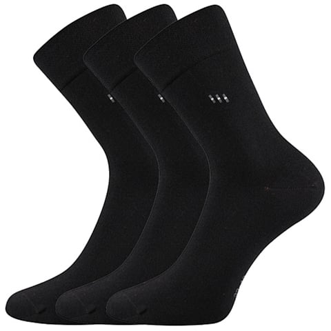 Společenské ponožky DIPOOL černá 47-50 (32-34)