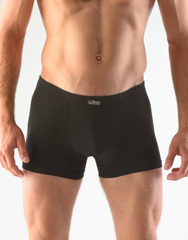 Pánské boxerky s kratší nohavičkou GINO 73064P černá XL/XXL Pánské boxerky s kratší nohavičkou GINO 73064P černá XL/XXL
