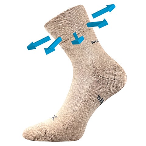 Ponožky ENIGMA Medicine VoXX béžová 35-38 (23-25)
