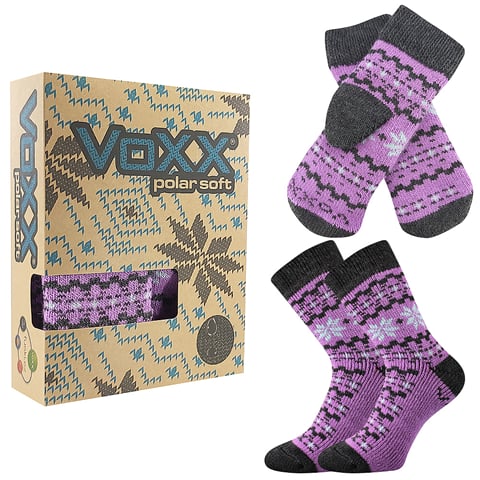 Ponožky VoXX TRONDELAG set fialová 35-38 (23-25)