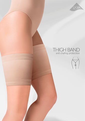 Samodržící stehenní pás klasik Thigh 510 Gabriella beige (j.bez) S/M