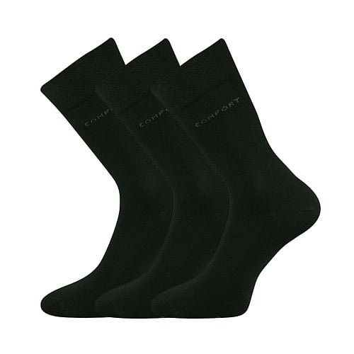 Bavlněné ponožky COMFORT černá 43-46 (29-31)