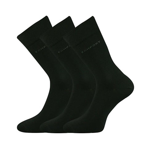 Bavlněné ponožky COMFORT černá 39-42 (26-28)