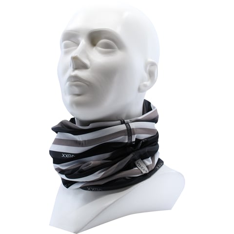 Multifunkční návlek SOLID (00-09) pruhy šedá