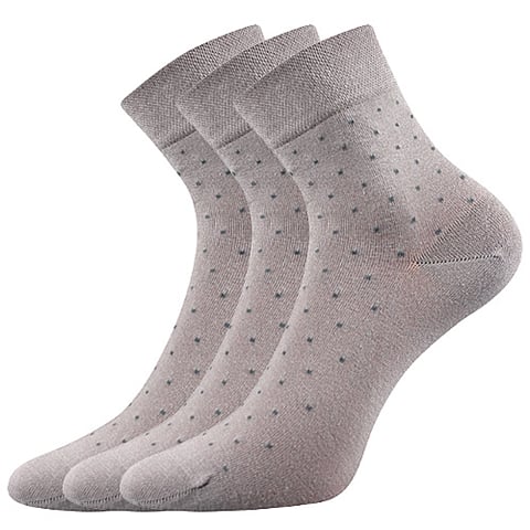 Ponožky LONKA FIONA světle šedá 35-38 (23-25)