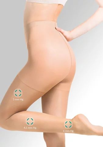 Punčocháče dámské medica Relax 110 Gabriella neutro (tělová) S