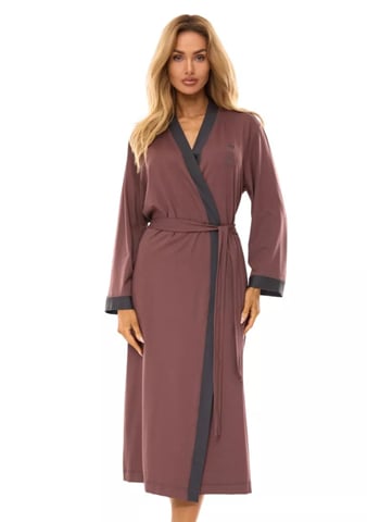 Dámský župan 2505 plum L&L
