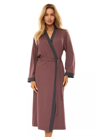 Dámský župan 2505 plum L&L