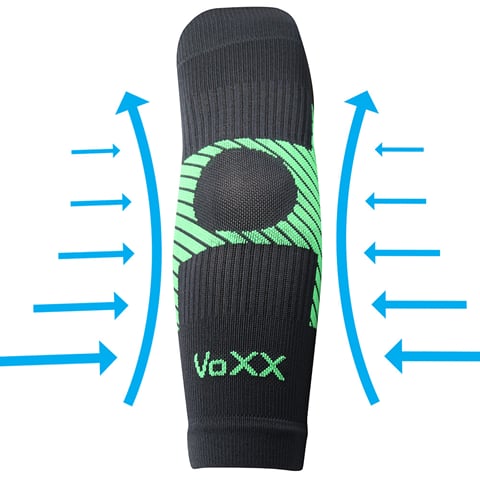 Kompresní návlek VOXX Protect loket tmavě šedá L-XL