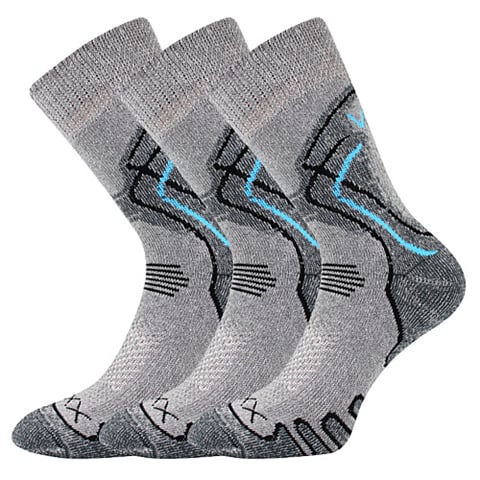 Ponožky VoXX LIMIT III šedá/modrá 35-38 (23-25)