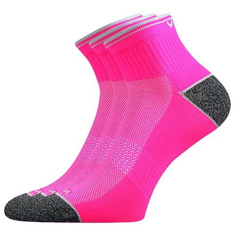 Reflexní ponožky RAY neon růžová 39-42 (26-28)